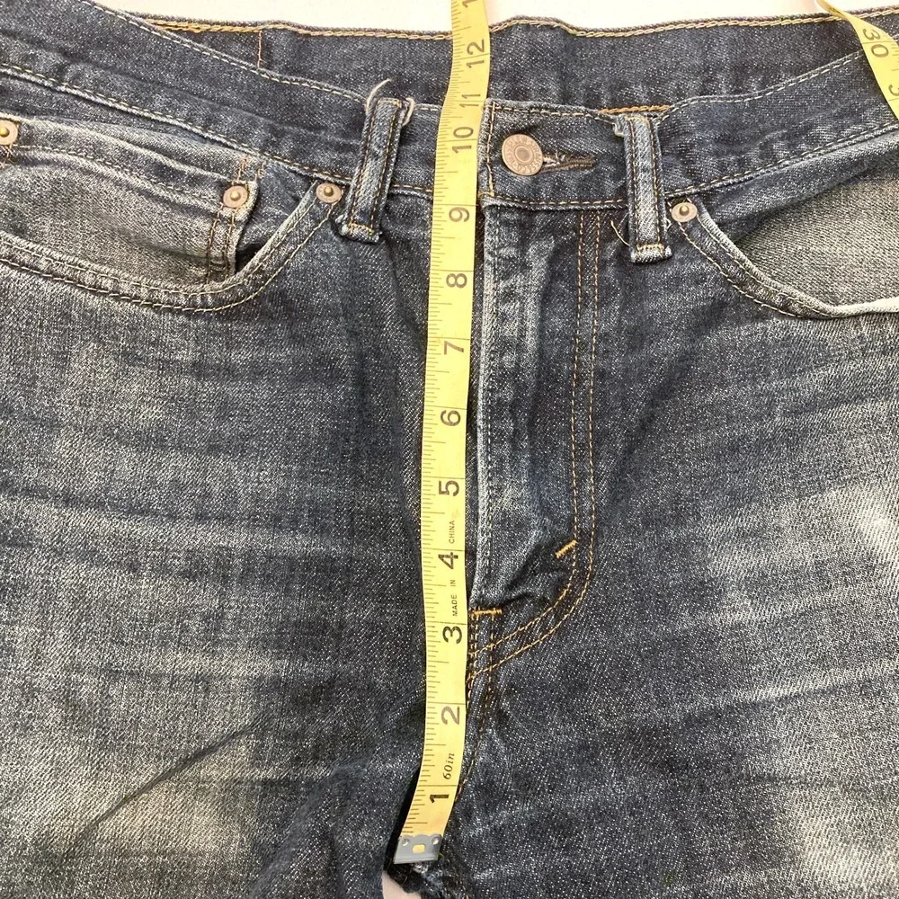 Levi's 514 Jeans Mens 34x34 Straight Leg Blue Worn In 100% Cotton